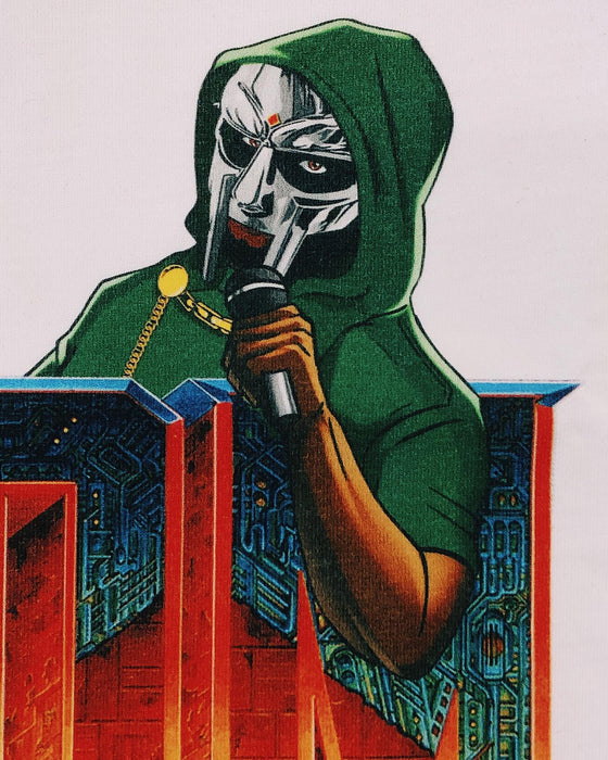 Colourful custom graphic design illustration of a character