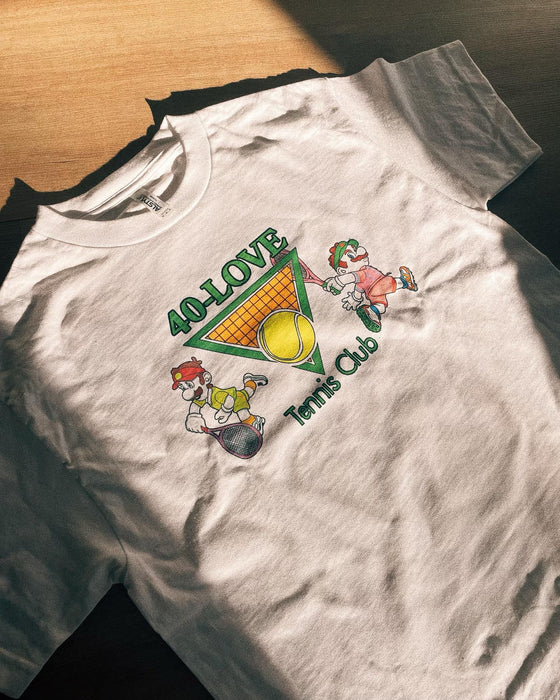 Cream sweatshirt with a colourful full-colour print